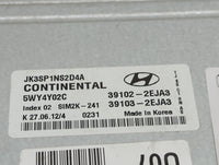 2013 Hyundai Elantra PCM Engine Control Computer ECU ECM PCU OEM P/N:39102-2EJA3 39103-2EJA3, 5WY4Y02C, JK3SP1NS2D4A Fits OE