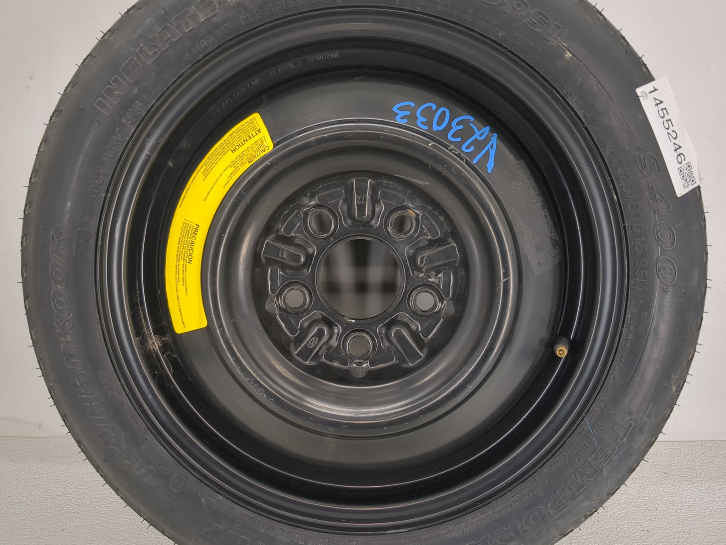 2011-2022 Hyundai Elantra Spare Donut Tire Wheel Rim Oem 1455246 - Oemusedautoparts1.com