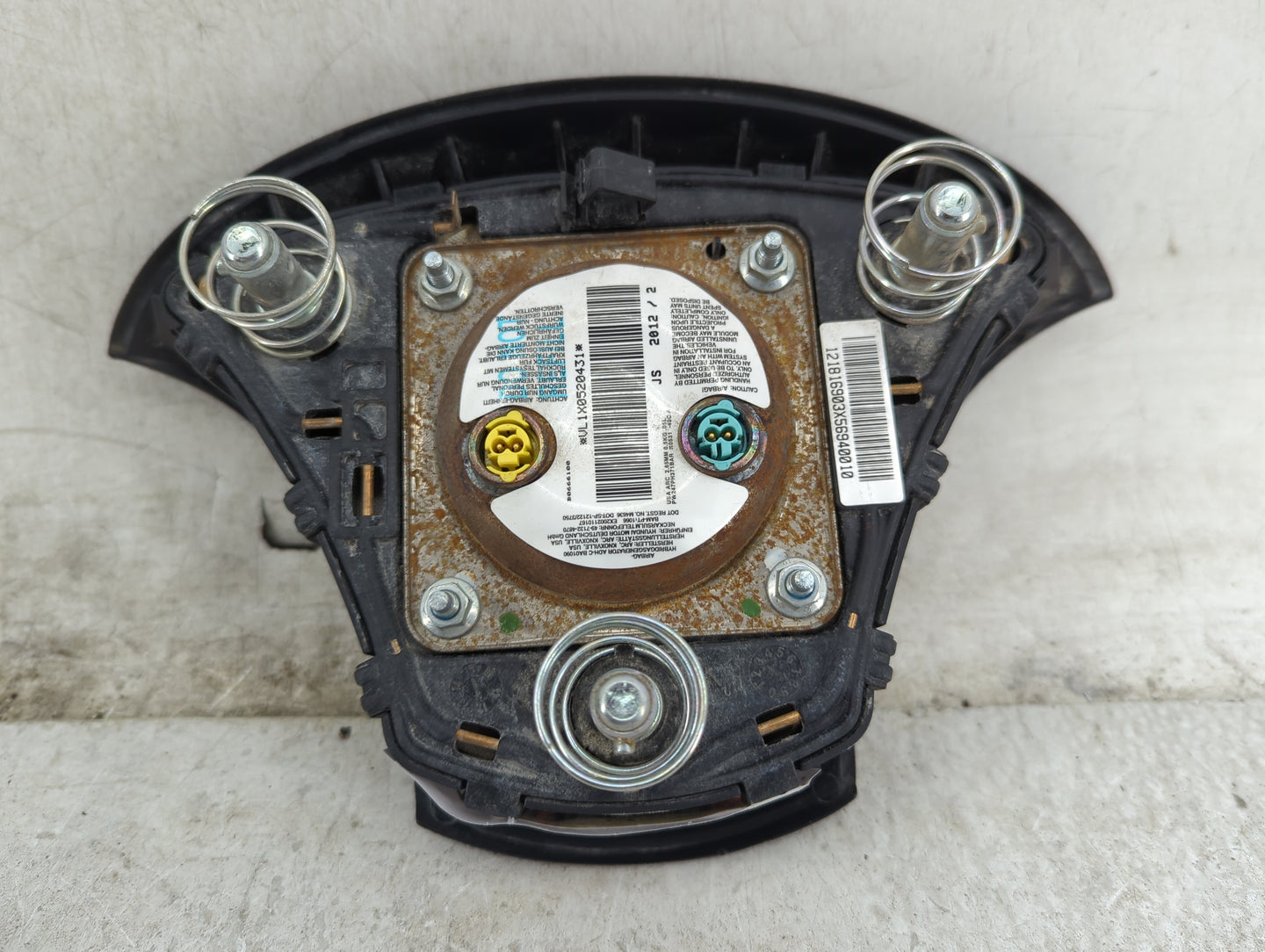 2013 Hyundai Elantra Air Bag Driver Left Steering Wheel Mounted Black - Oemusedautoparts1.com