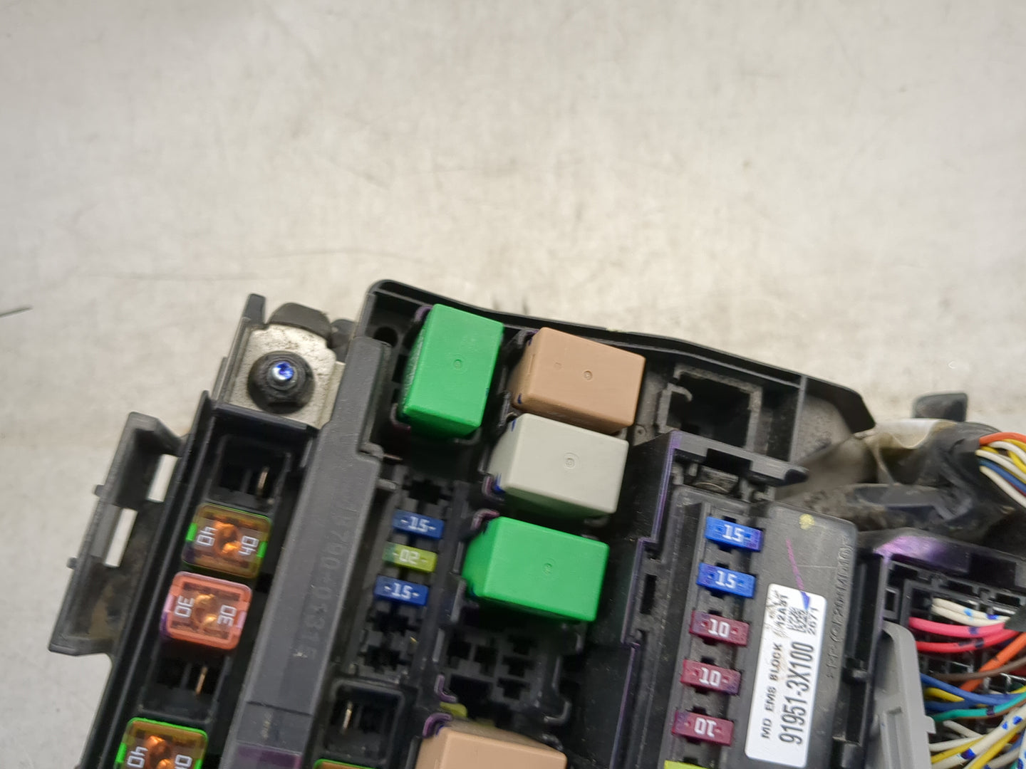 2011-2013 Hyundai Elantra Fusebox Fuse Box Panel Relay Module P/N:91951-3X100 91950-3X71, 91430-3X051 Fits Fits 2011 2012 20