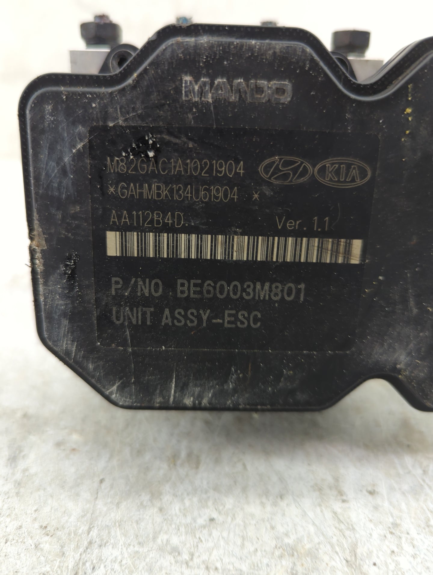 2013 Hyundai Elantra ABS Pump Control Module Replacement P/N:BE6003M801 AA112B4D, GAHMBK134U61904, M82GAC1A1021904 Fits OEM 