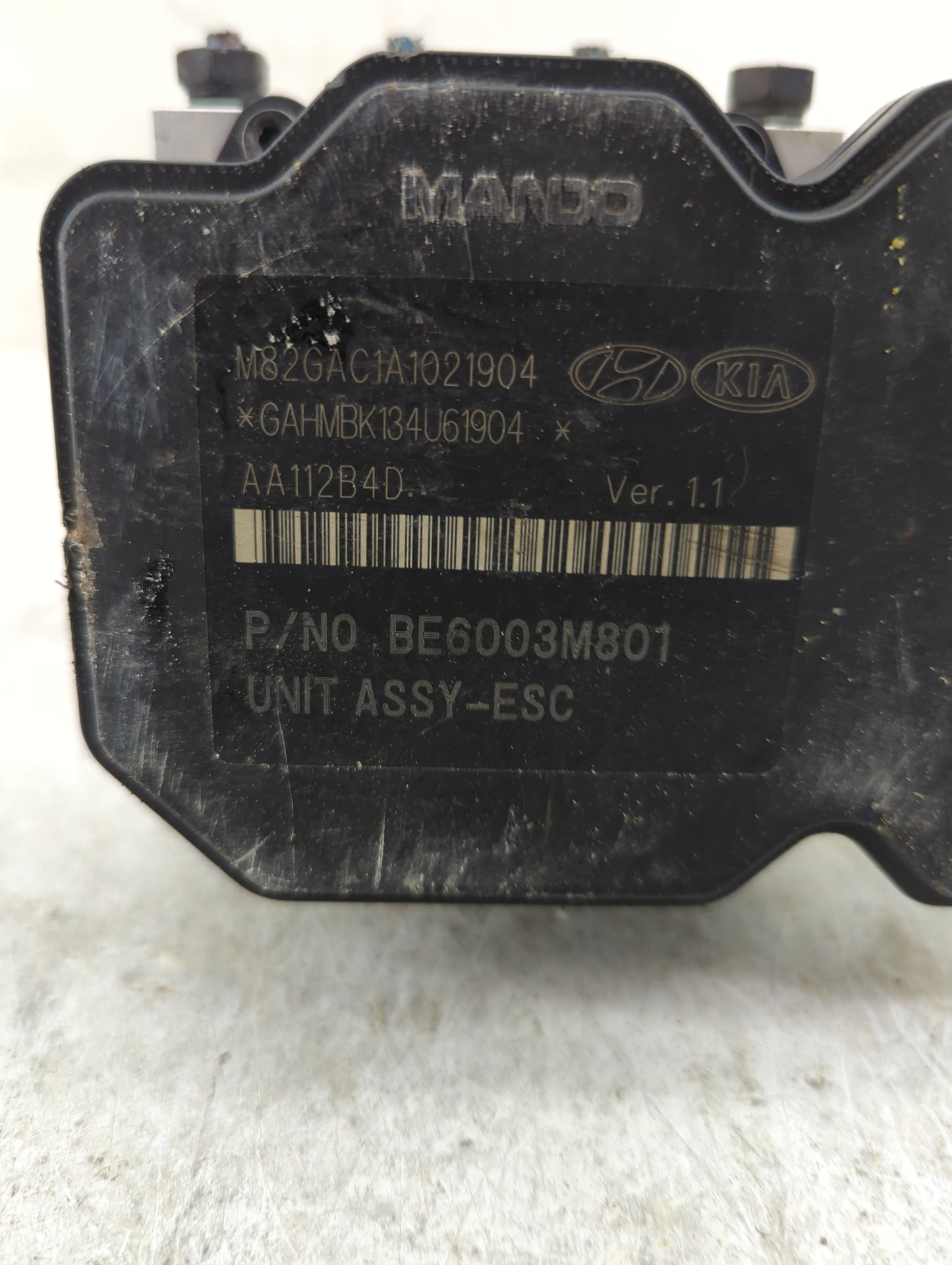 2013 Hyundai Elantra ABS Pump Control Module Replacement P/N:BE6003M801 AA112B4D, GAHMBK134U61904, M82GAC1A1021904 Fits OEM 
