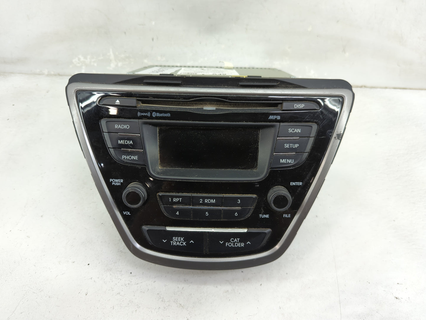 2013 Hyundai Elantra Radio AM FM Cd Player Receiver Replacement P/N:96170-3X165RA5 Fits OEM Used Auto Parts - Oemusedautopar