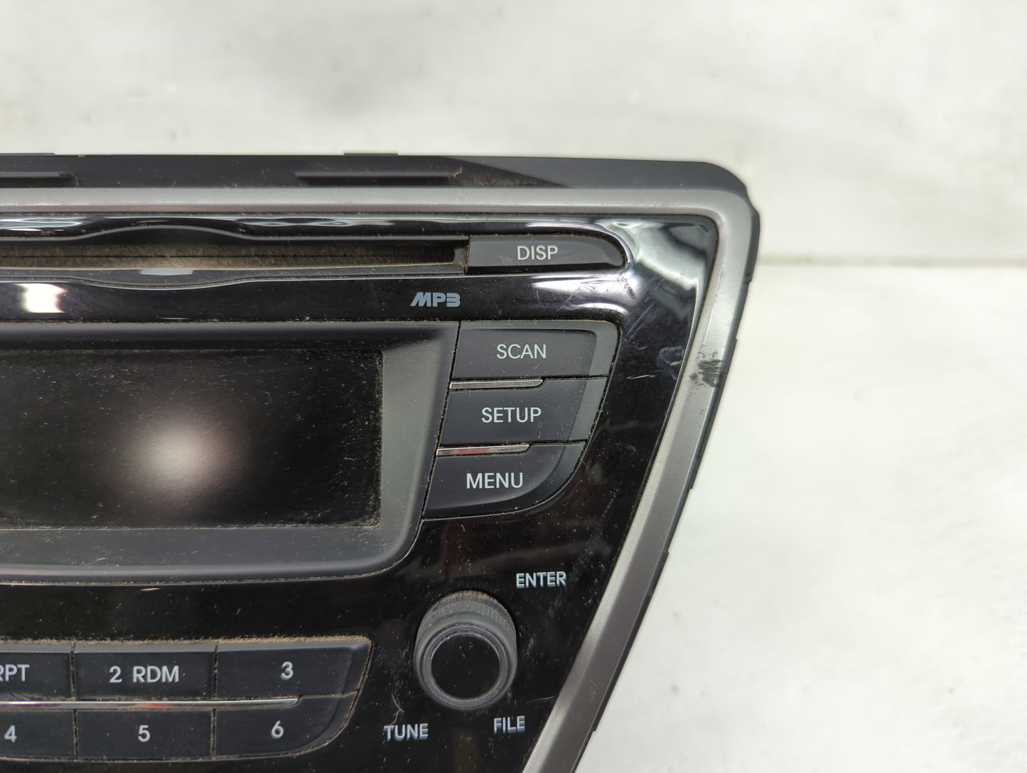 2013 Hyundai Elantra Radio AM FM Cd Player Receiver Replacement P/N:96170-3X165RA5 Fits OEM Used Auto Parts - Oemusedautopar