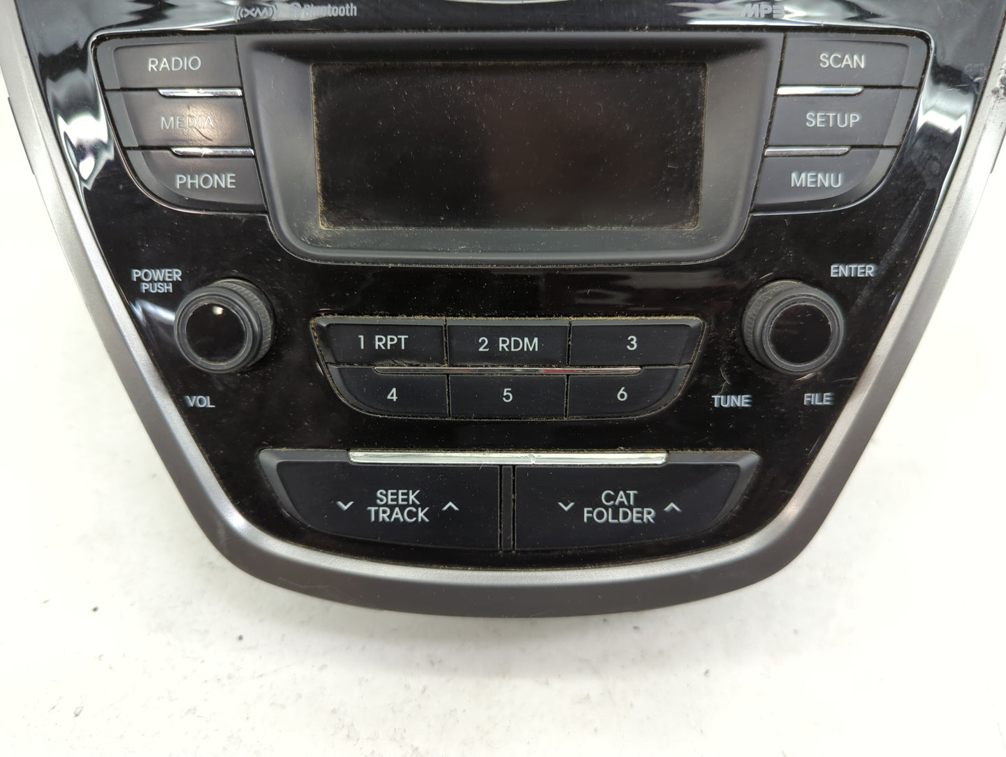2013 Hyundai Elantra Radio AM FM Cd Player Receiver Replacement P/N:96170-3X165RA5 Fits OEM Used Auto Parts - Oemusedautopar