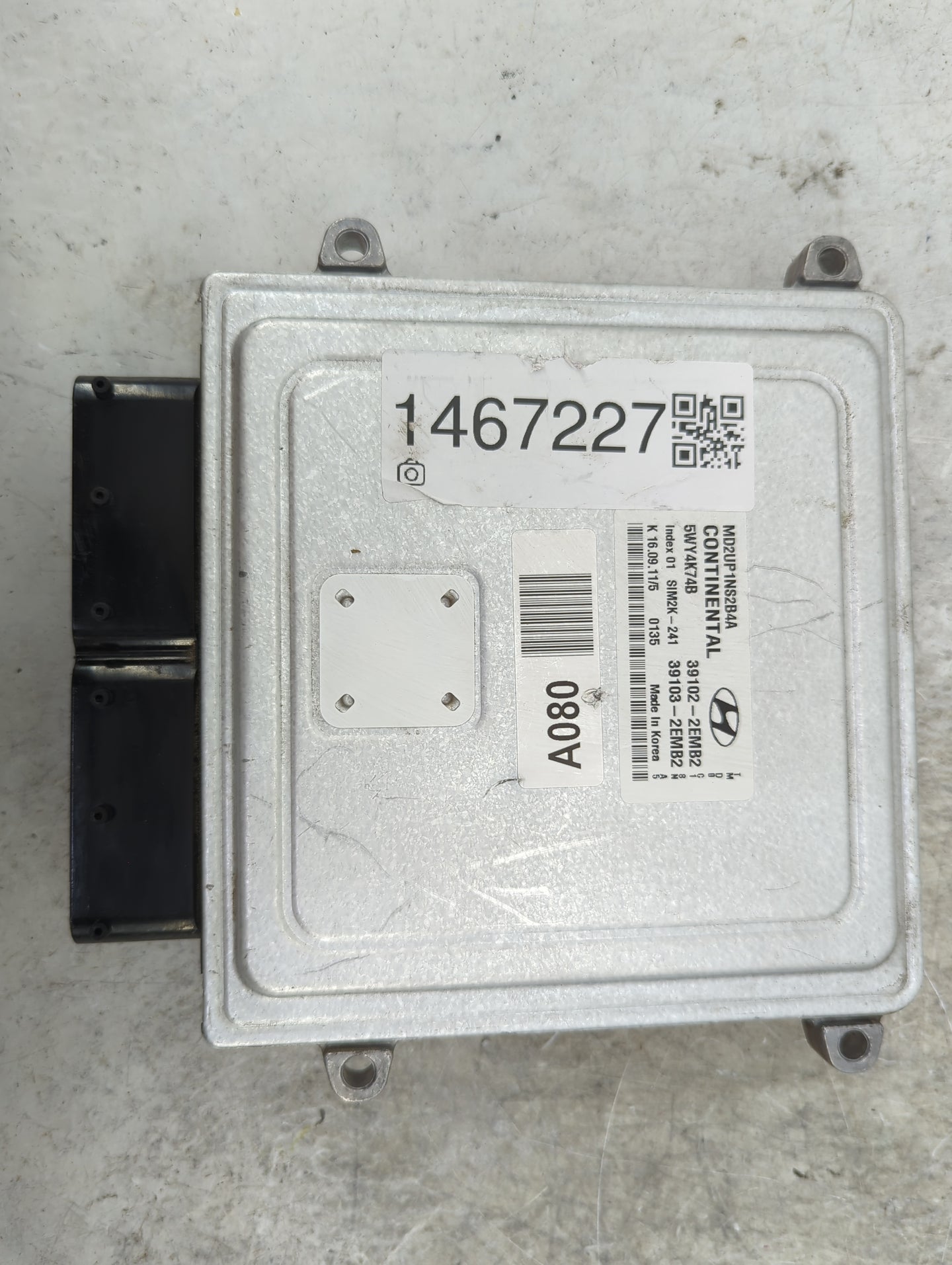 2011-2013 Hyundai Elantra PCM Engine Control Computer ECU ECM PCU OEM P/N:MD2UP1NS2B4A 5WY4K74B Fits Fits 2011 2012 2013 OEM