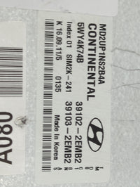 2011-2013 Hyundai Elantra PCM Engine Control Computer ECU ECM PCU OEM P/N:MD2UP1NS2B4A 5WY4K74B Fits Fits 2011 2012 2013 OEM