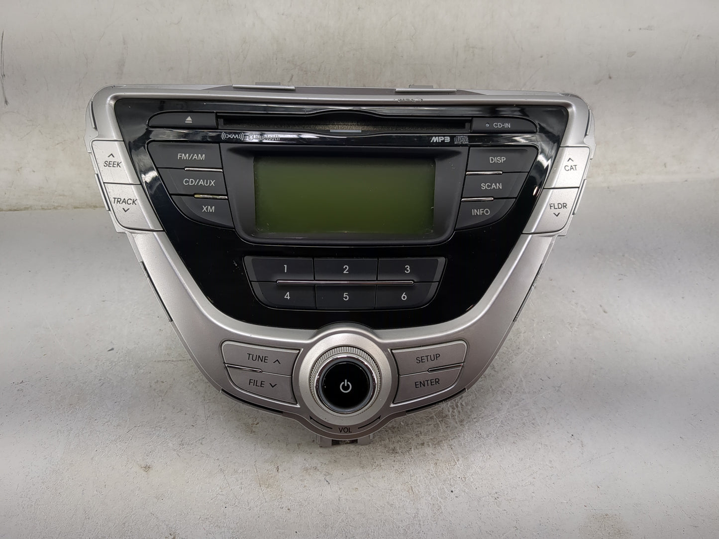 2011-2013 Hyundai Elantra Radio AM FM Cd Player Receiver Replacement P/N:961703X161AMBLH PA-710MDLSBBLH Fits Fits 2011 2012 