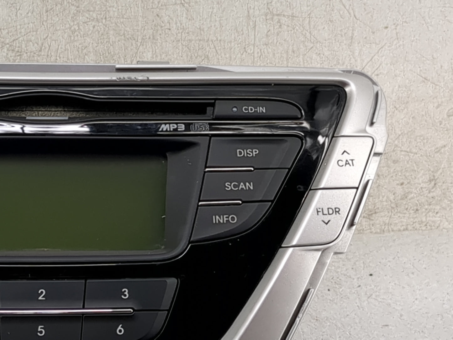 2011-2013 Hyundai Elantra Radio AM FM Cd Player Receiver Replacement P/N:961703X161AMBLH PA-710MDLSBBLH Fits Fits 2011 2012 