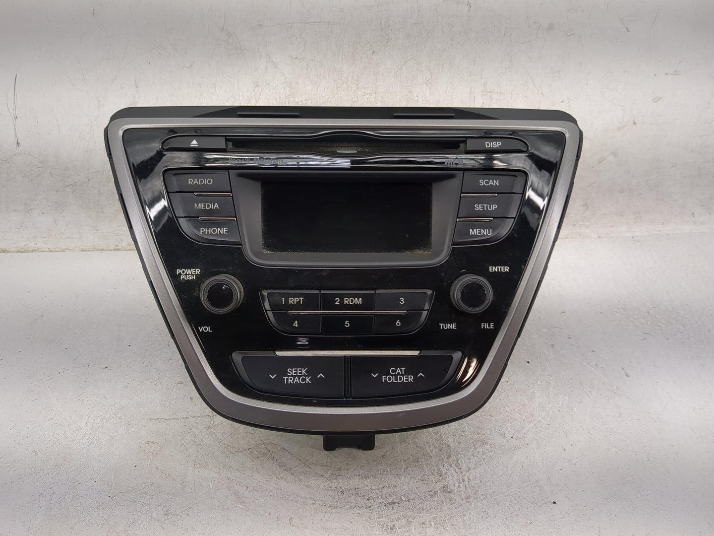 2011-2013 Hyundai Elantra Radio AM FM Cd Player Receiver Replacement P/N:961703X165RA5 AM1B0MDANRA5 Fits Fits 2011 2012 2013