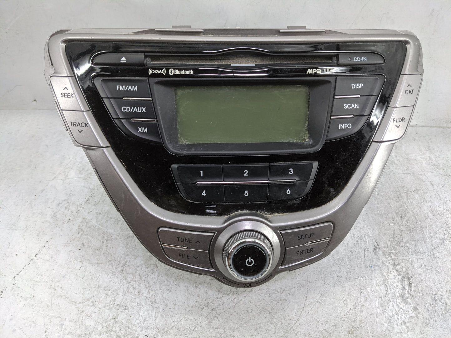 2011-2013 Hyundai Elantra Radio AM FM Cd Player Receiver Replacement P/N:96170-3X161RA5 PA-710MDLSBRA5 Fits Fits 2011 2012 2