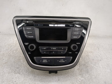 2013 Hyundai Elantra Radio AM FM Cd Player Receiver Replacement P/N:961703X165RA5 AM1B0MDANRA5 Fits OEM Used Auto Parts - Oe