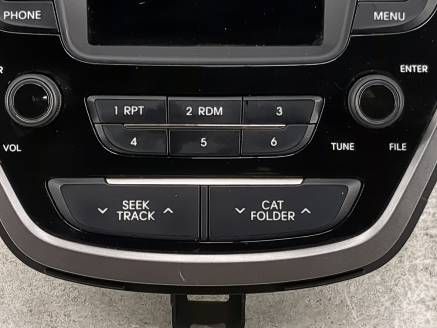 2013 Hyundai Elantra Radio AM FM Cd Player Receiver Replacement P/N:961703X165RA5 AM1B0MDANRA5 Fits OEM Used Auto Parts - Oe