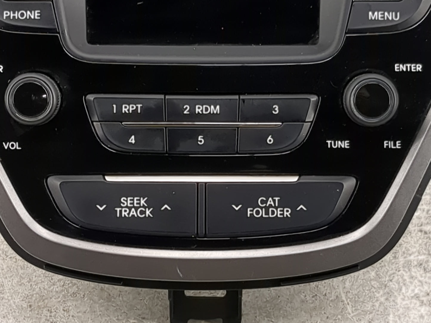 2013 Hyundai Elantra Radio AM FM Cd Player Receiver Replacement P/N:961703X165RA5 AM1B0MDANRA5 Fits OEM Used Auto Parts - Oe