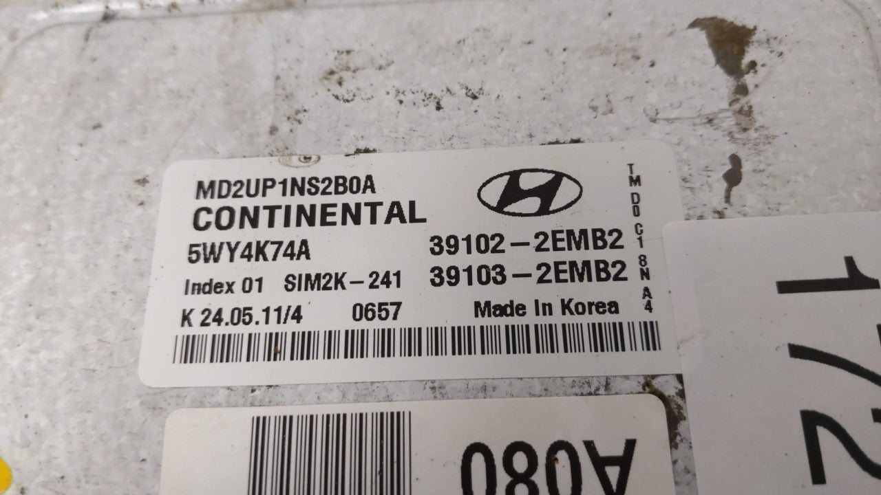 2011-2013 Hyundai Elantra PCM Engine Control Computer ECU ECM PCU OEM P/N:39102-2EMP2 39102-2EMP3 Fits Fits 2011 2012 2013 O
