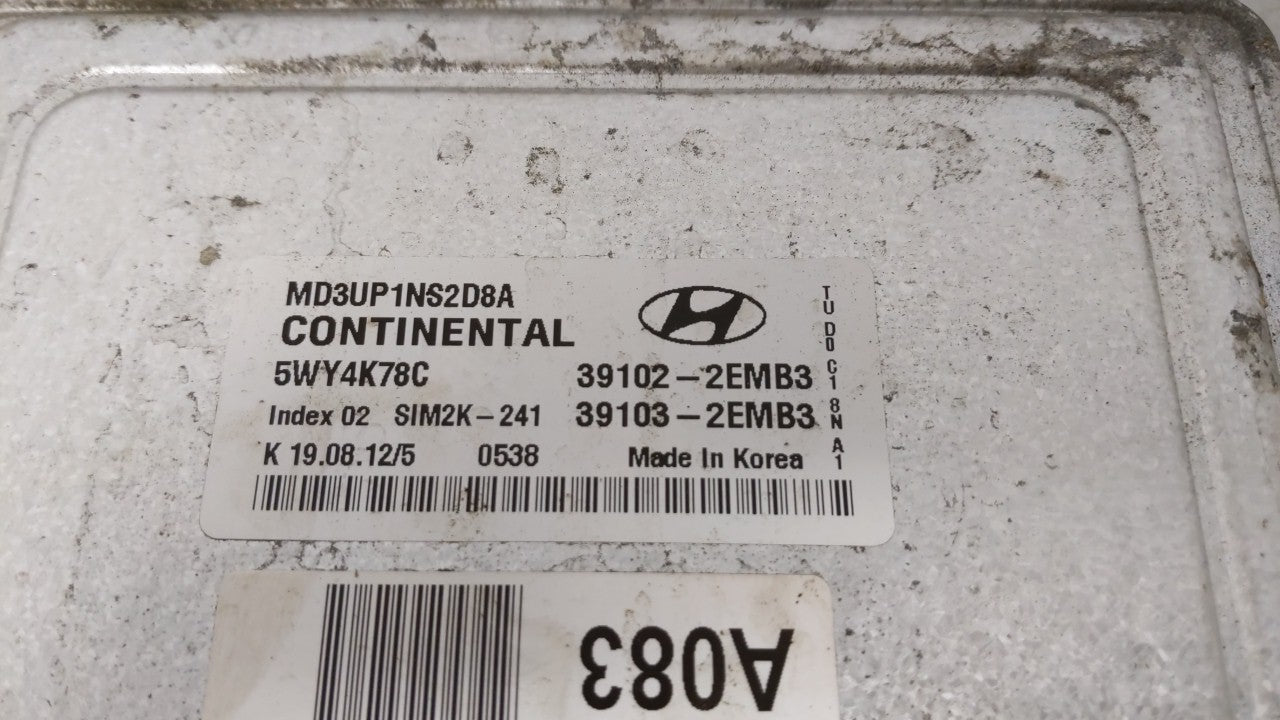 2011-2013 Hyundai Elantra PCM Engine Control Computer ECU ECM PCU OEM P/N:FJ5A-12A650-ED FJ5A-12B684-BA Fits Fits 2011 2012 