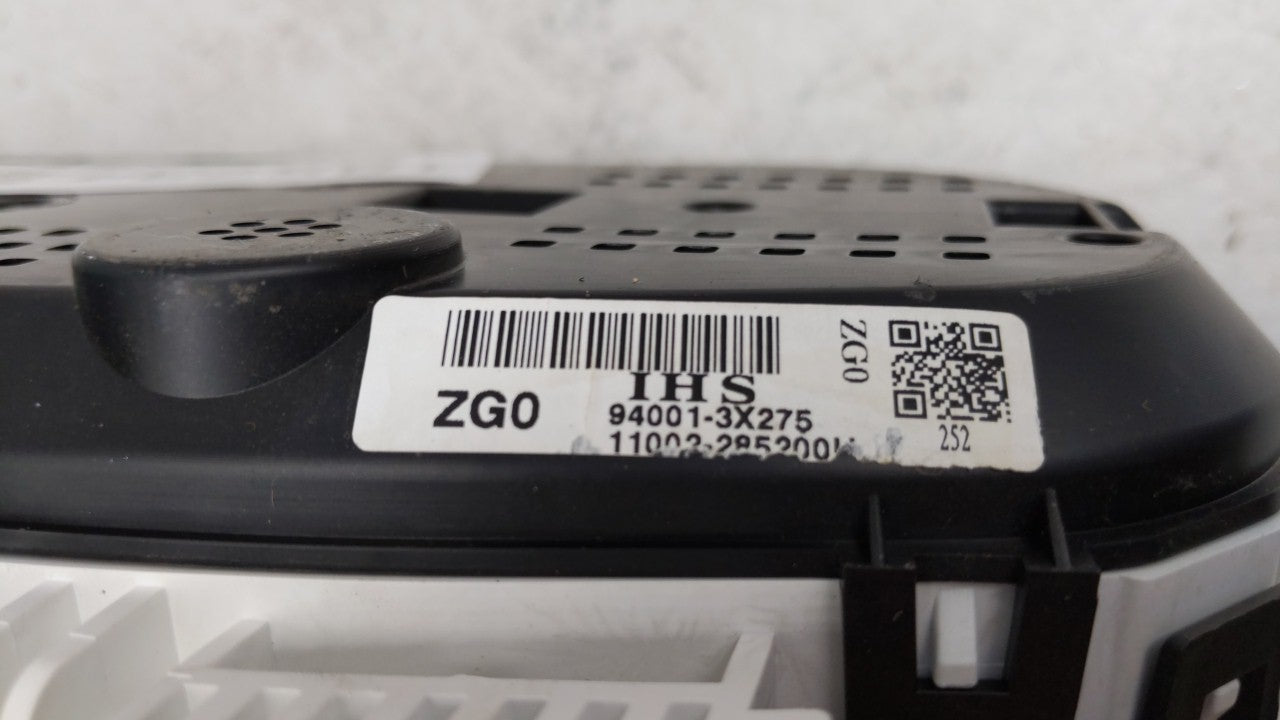 2013 Hyundai Elantra Instrument Cluster Speedometer Gauges P/N:94001-3X275 Fits OEM Used Auto Parts - Oemusedautoparts1.com