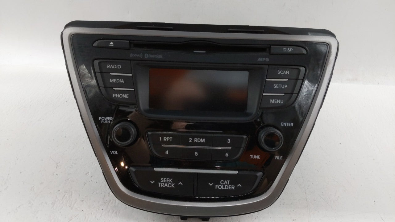 2013 Hyundai Elantra Radio AM FM Cd Player Receiver Replacement P/N:96170-3X165RA5 Fits OEM Used Auto Parts - Oemusedautopar