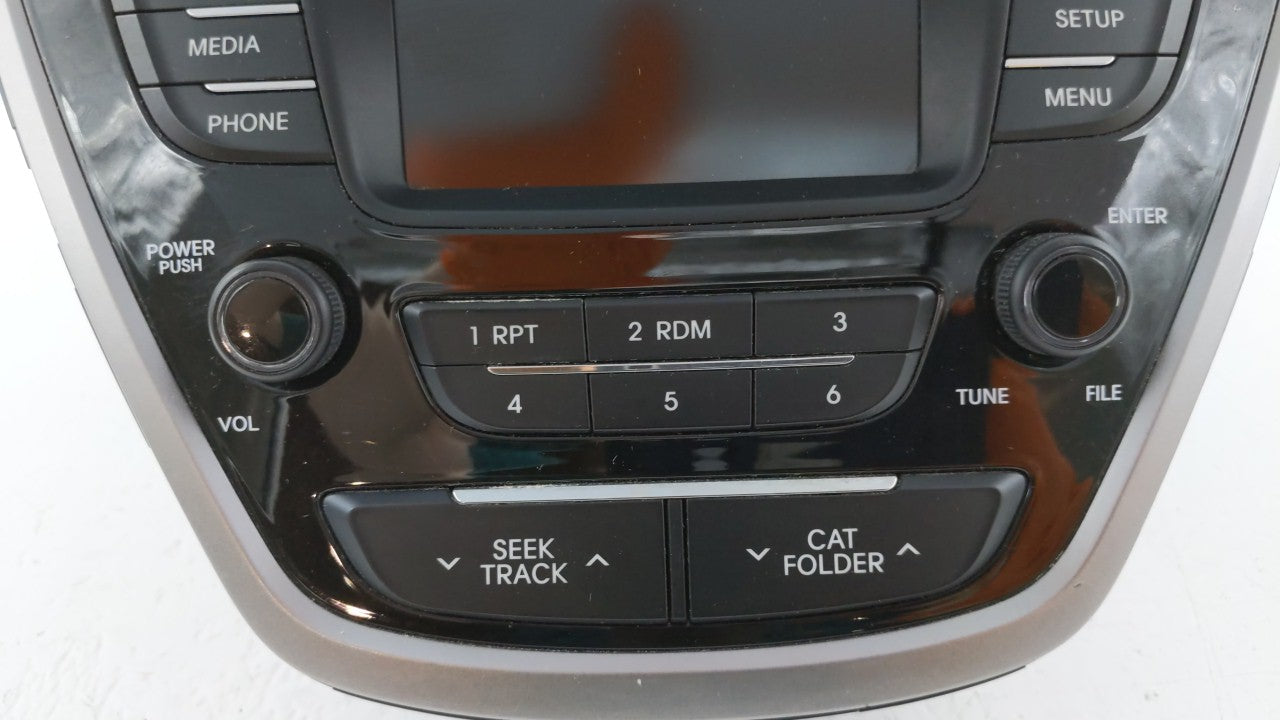 2013 Hyundai Elantra Radio AM FM Cd Player Receiver Replacement P/N:96170-3X165RA5 Fits OEM Used Auto Parts - Oemusedautopar