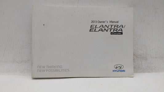 2013 Hyundai Elantra Owners Manual Book Guide OEM Used Auto Parts - Oemusedautoparts1.com