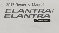 2013 Hyundai Elantra Owners Manual Book Guide OEM Used Auto Parts - Oemusedautoparts1.com
