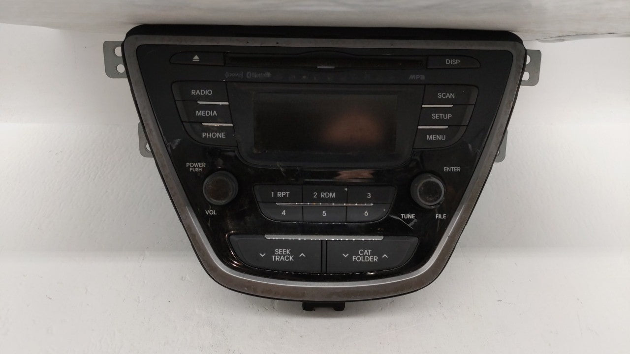 2013 Hyundai Elantra Radio AM FM Cd Player Receiver Replacement P/N:96170-3X165RA5 Fits OEM Used Auto Parts - Oemusedautopar