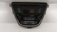 2013 Hyundai Elantra Radio AM FM Cd Player Receiver Replacement P/N:96170-3X165RA5 Fits OEM Used Auto Parts - Oemusedautopar