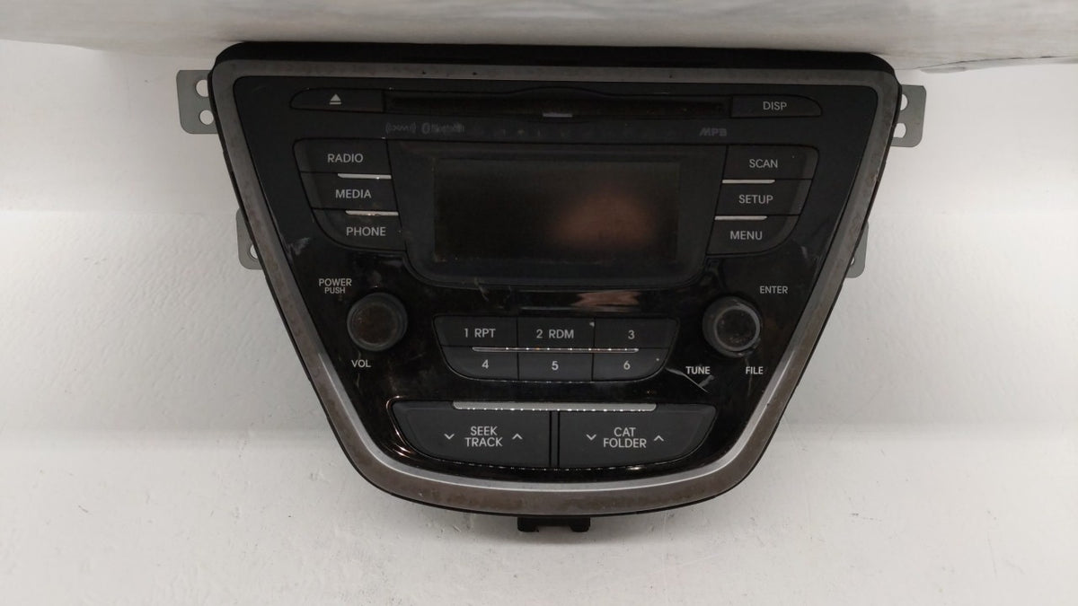 2013 Hyundai Elantra Radio AM FM Cd Player Receiver Replacement P/N:96170-3X165RA5 OEM Used Auto Parts - Oemusedautoparts1.c