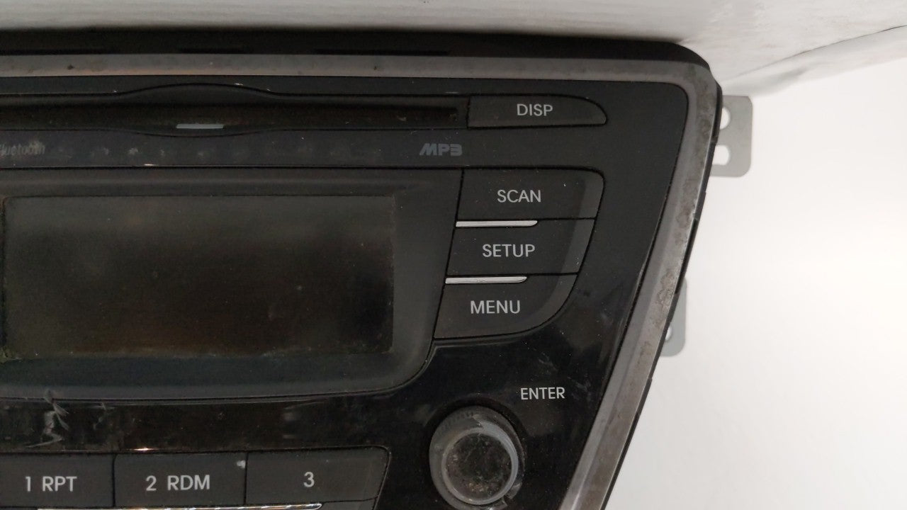 2013 Hyundai Elantra Radio AM FM Cd Player Receiver Replacement P/N:96170-3X165RA5 Fits OEM Used Auto Parts - Oemusedautopar
