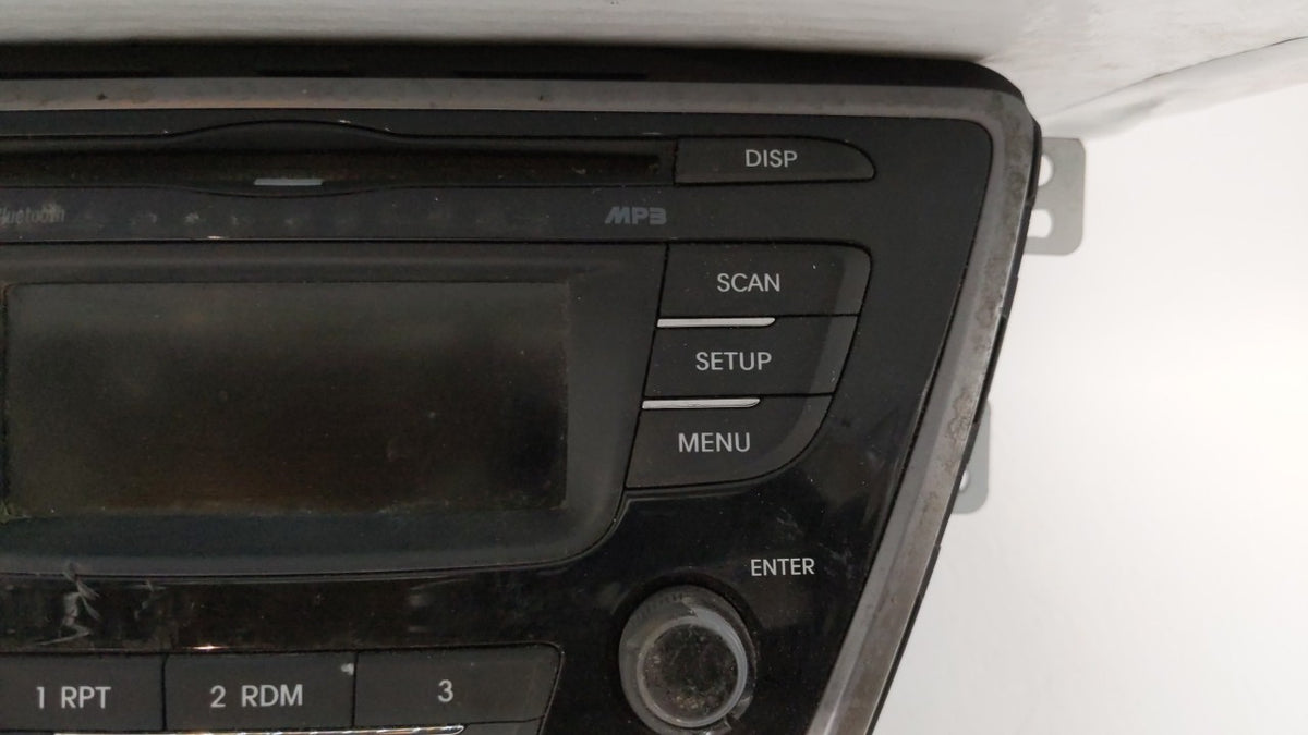 2013 Hyundai Elantra Radio AM FM Cd Player Receiver Replacement P/N:96170-3X165RA5 OEM Used Auto Parts - Oemusedautoparts1.c