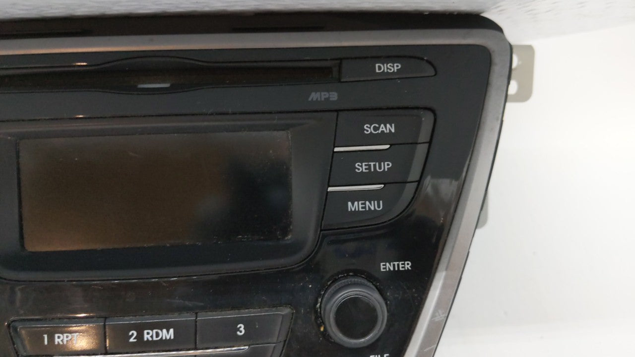 2013-2013 Hyundai Elantra Am Fm Cd Player Radio Receiver - Oemusedautoparts1.com