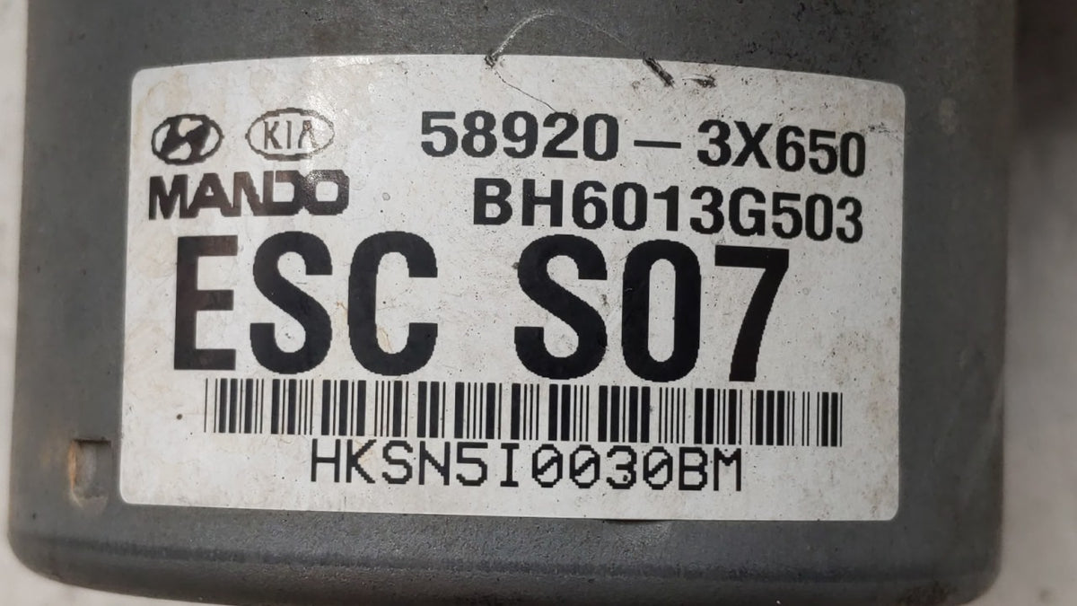 2011-2013 Hyundai Elantra Anti-Lock Brake ABS Pump Module Actuator OEM P/N:58920-3X650 Fits Fits 2011 2012 2013 OEM Used Aut