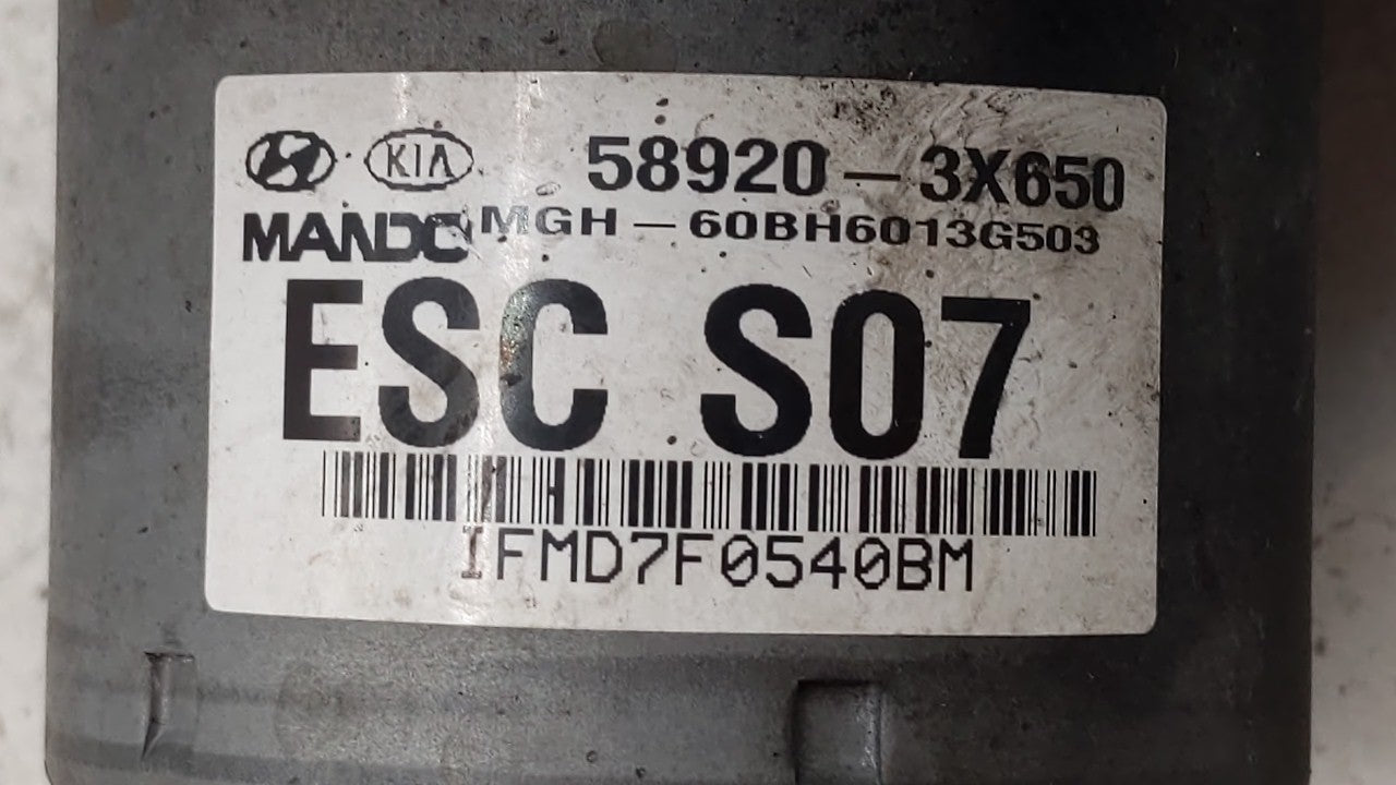 2011-2013 Hyundai Elantra ABS Pump Control Module Replacement P/N:58920-3X650 Fits Fits 2011 2012 2013 OEM Used Auto Parts -