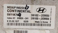2011-2013 Hyundai Elantra PCM Engine Control Computer ECU ECM PCU OEM P/N:39103-2EMB2 39102-2EMB2 Fits Fits 2011 2012 2013 O