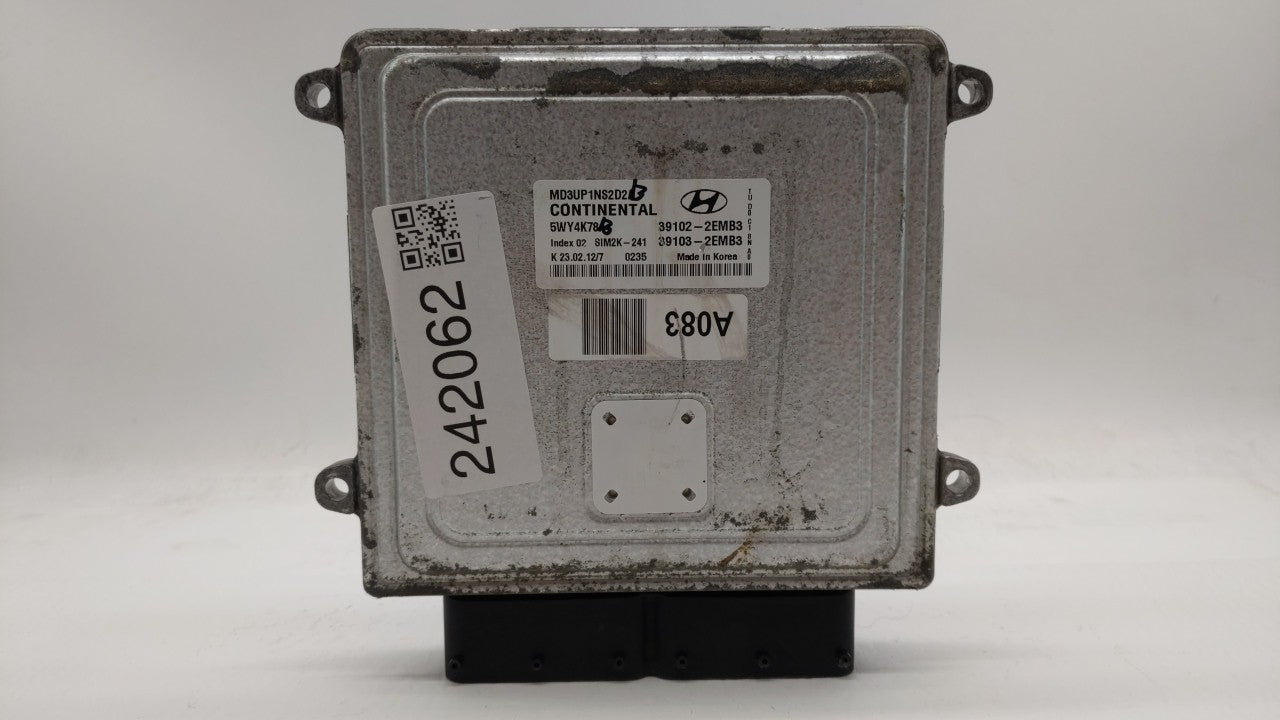 2011-2013 Hyundai Elantra PCM Engine Control Computer ECU ECM PCU OEM P/N:39103-2EMB2 39102-2EMB2 Fits Fits 2011 2012 2013 O