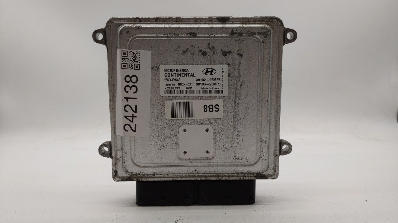 2011-2013 Hyundai Elantra PCM Engine Control Computer ECU ECM PCU OEM P/N:39103-2EMB2 39102-2EMB2 Fits Fits 2011 2012 2013 O