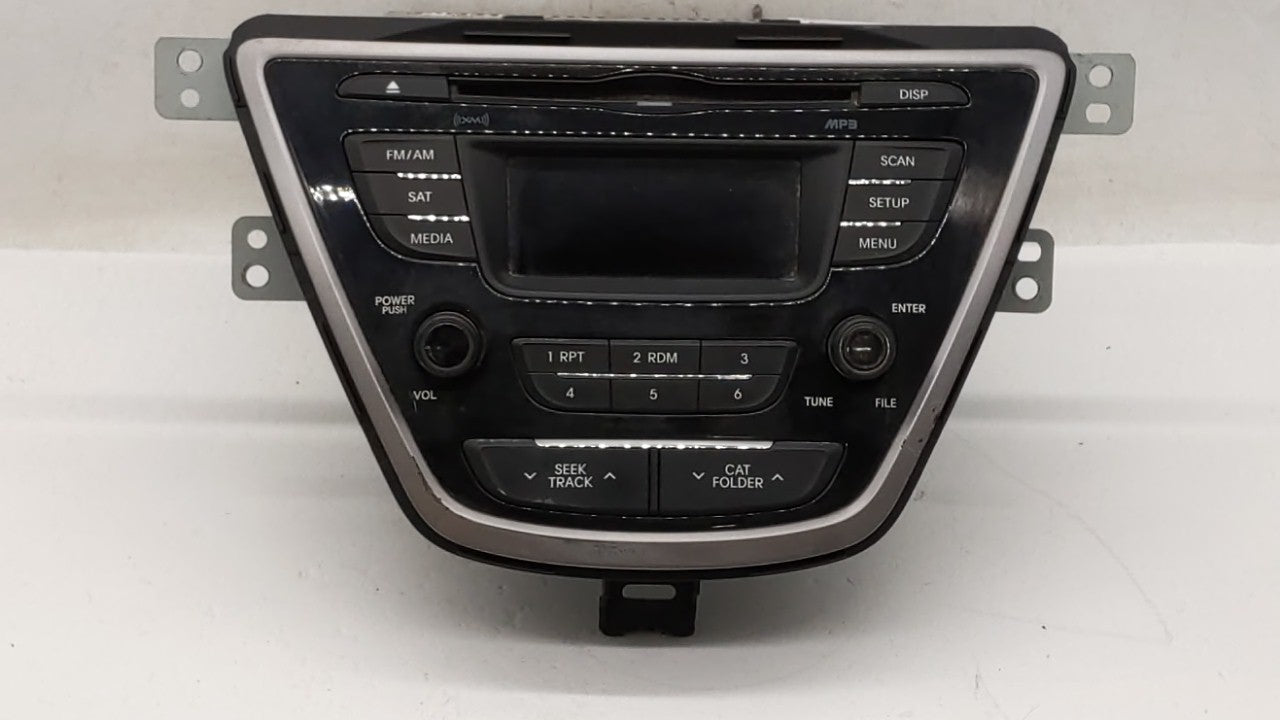 2013-2013 Hyundai Elantra Am Fm Cd Player Radio Receiver - Oemusedautoparts1.com