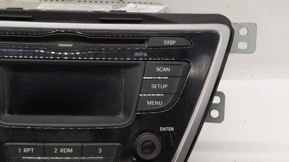 2013-2013 Hyundai Elantra Am Fm Cd Player Radio Receiver 244027 - Oemusedautoparts1.com