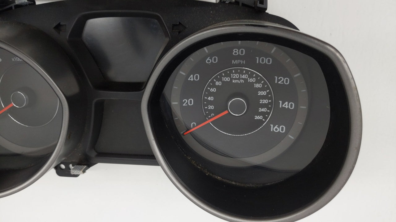 2013 Hyundai Elantra Instrument Cluster Speedometer Gauges P/N:94001-3Y520 Fits OEM Used Auto Parts - Oemusedautoparts1.com