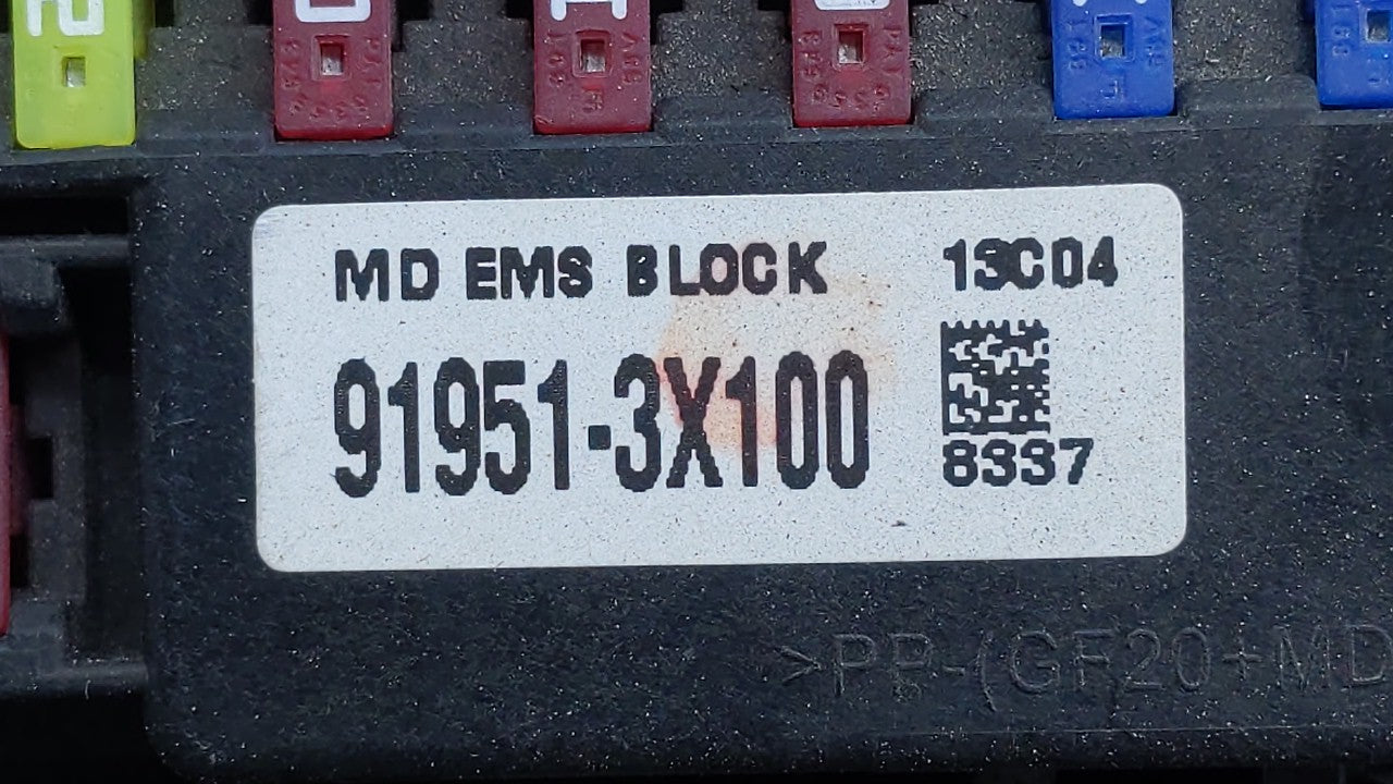 2011-2013 Hyundai Elantra Fusebox Fuse Box Panel Relay Module P/N:1302260016 VS912003Y074UA Fits Fits 2011 2012 2013 OEM Use