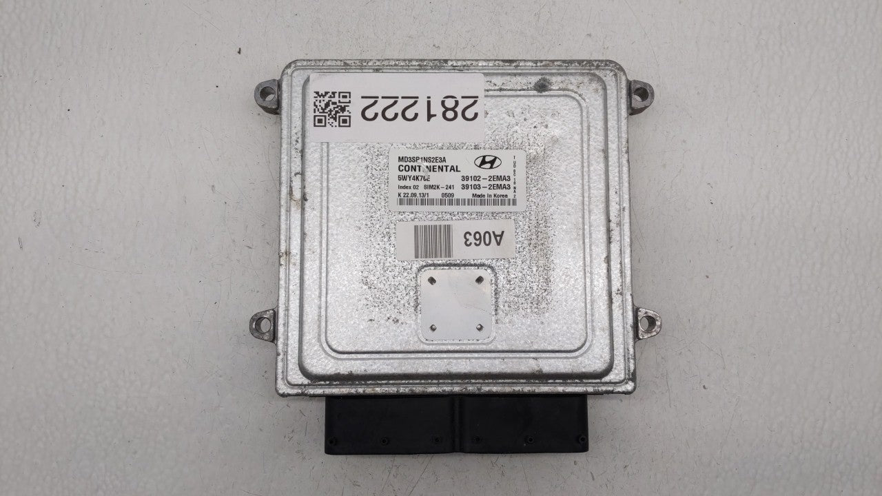 2011-2013 Hyundai Elantra PCM Engine Control Computer ECU ECM PCU OEM P/N:39102-2EMN2 39103-2EMN2 Fits Fits 2011 2012 2013 O
