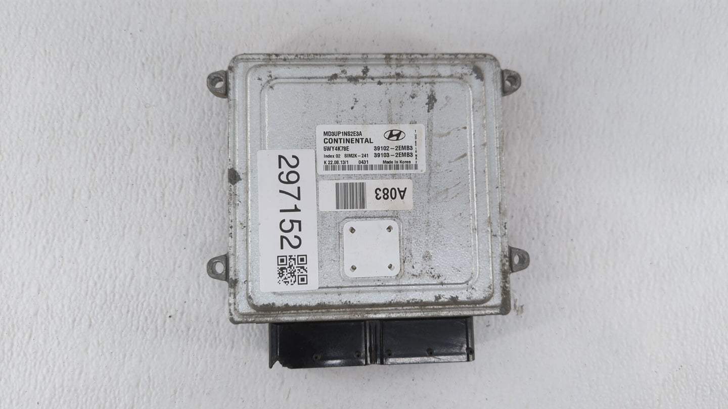 2011-2013 Hyundai Elantra PCM Engine Control Computer ECU ECM PCU OEM P/N:39103-2EMB2 39102-2EMB2 Fits Fits 2011 2012 2013 O