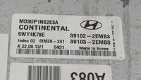 2011-2013 Hyundai Elantra PCM Engine Control Computer ECU ECM PCU OEM P/N:39103-2EMB2 39102-2EMB2 Fits Fits 2011 2012 2013 O