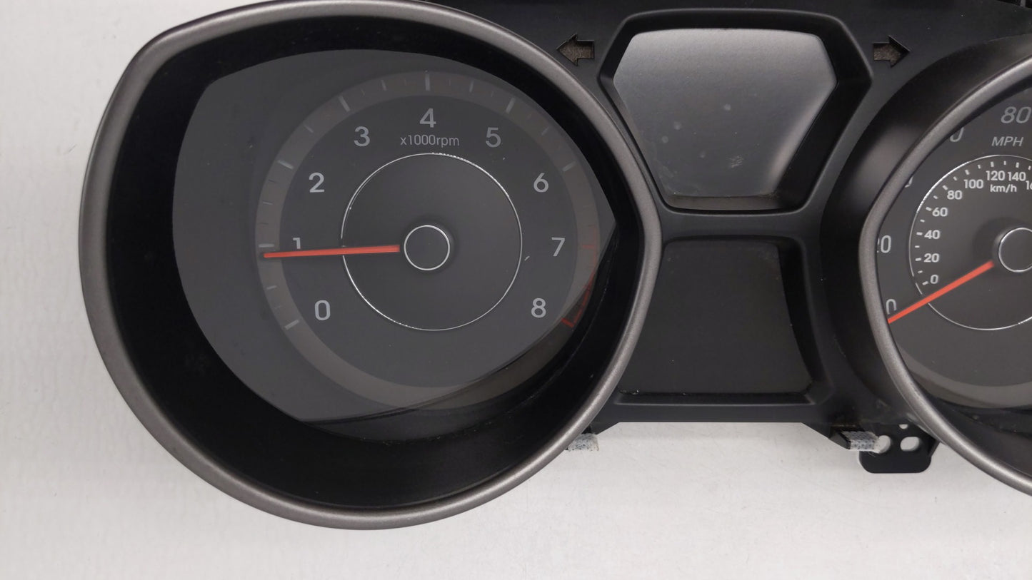 2013 Hyundai Elantra Instrument Cluster Speedometer Gauges P/N:94001-3Y520 Fits OEM Used Auto Parts - Oemusedautoparts1.com