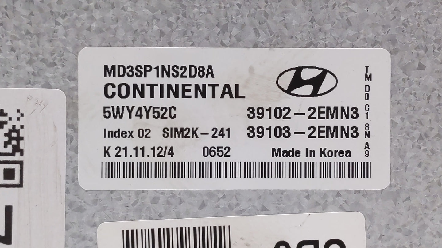 2011-2013 Hyundai Elantra PCM Engine Control Computer ECU ECM PCU OEM P/N:39102-2EMN2 39103-2EMN2 Fits Fits 2011 2012 2013 O