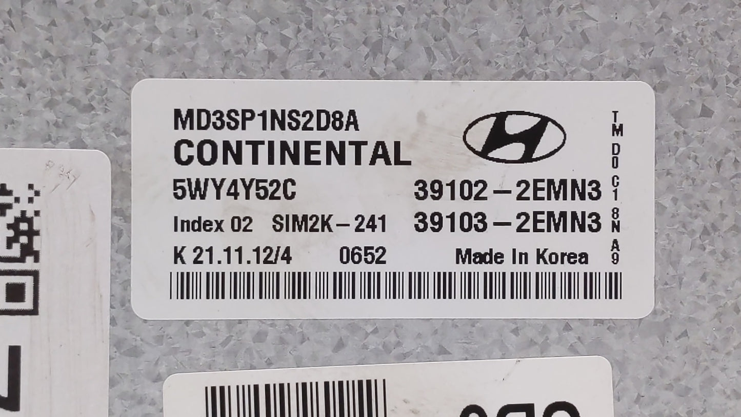 2011-2013 Hyundai Elantra PCM Engine Control Computer ECU ECM PCU OEM P/N:39102-2EMN2 39103-2EMN2 Fits Fits 2011 2012 2013 O