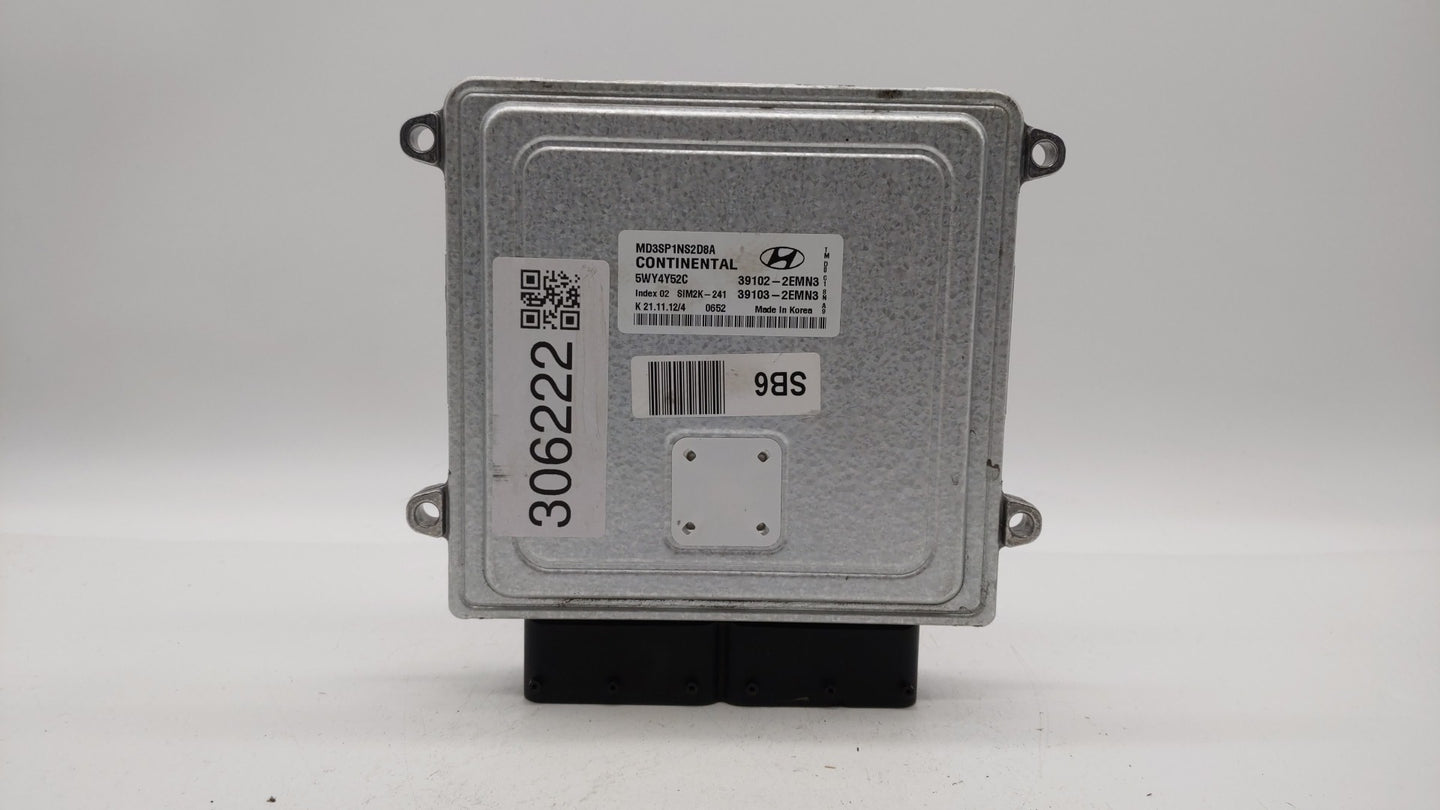 2011-2013 Hyundai Elantra PCM Engine Control Computer ECU ECM PCU OEM P/N:39102-2EMN2 39103-2EMN2 Fits Fits 2011 2012 2013 O