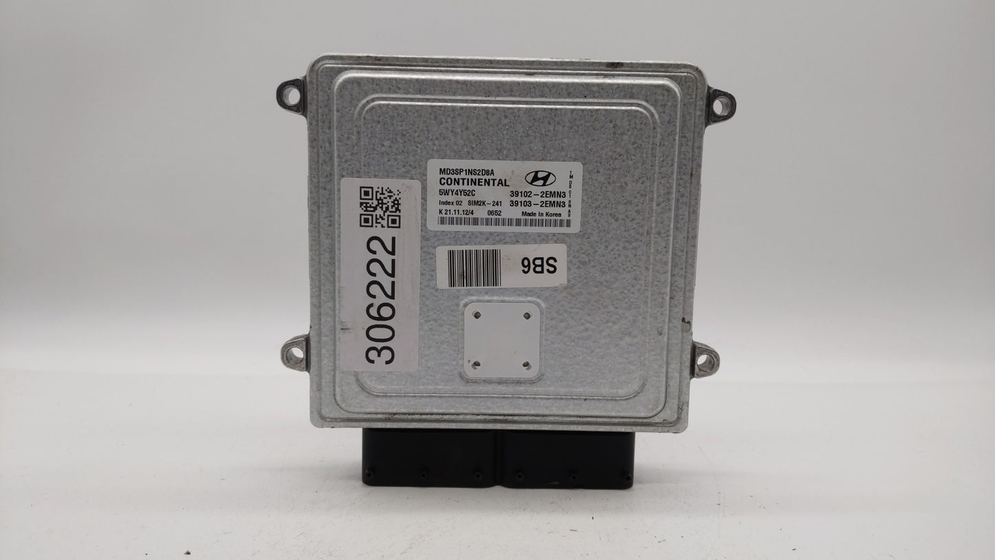 2011-2013 Hyundai Elantra PCM Engine Control Computer ECU ECM PCU OEM P/N:39102-2EMN2 39103-2EMN2 Fits Fits 2011 2012 2013 O