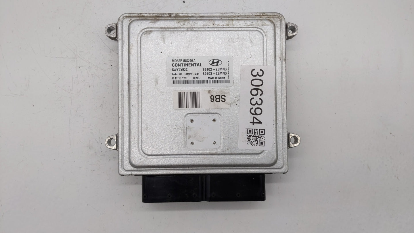 2011-2013 Hyundai Elantra PCM Engine Control Computer ECU ECM PCU OEM P/N:39102-2EMN2 39103-2EMN2 Fits Fits 2011 2012 2013 O