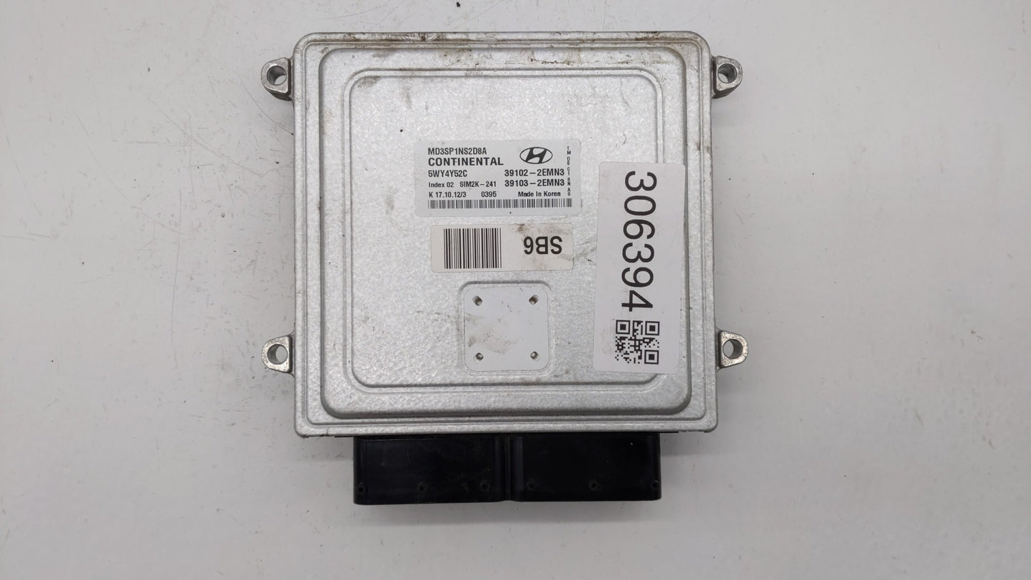 2011-2013 Hyundai Elantra PCM Engine Control Computer ECU ECM PCU OEM P/N:39102-2EMN2 39103-2EMN2 Fits Fits 2011 2012 2013 O